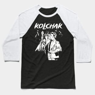 Pencil White Kolchak Adventure Baseball T-Shirt